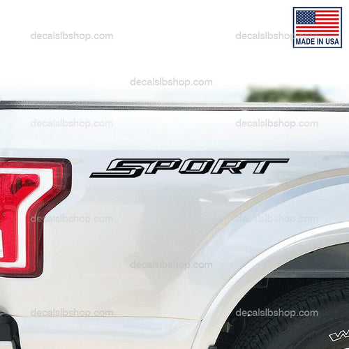 Sport Decals Ford F150 F250 F350 Super Duty Bedsides Truck Stickers Decal Vinyl Graphic 2Pcs - DecalsLB Shop