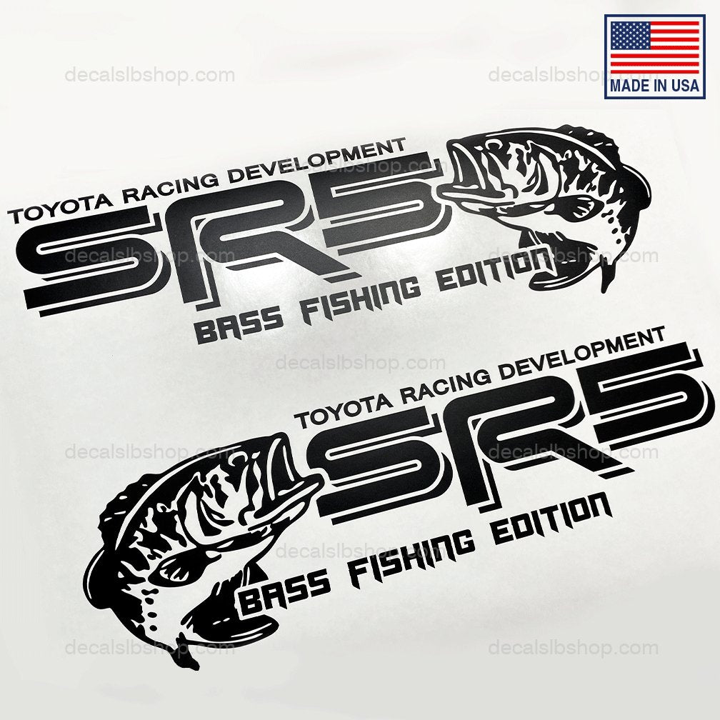 SR5 Bass Fishing Edition Sticker Decal Toyota Tacoma Tundra Truck