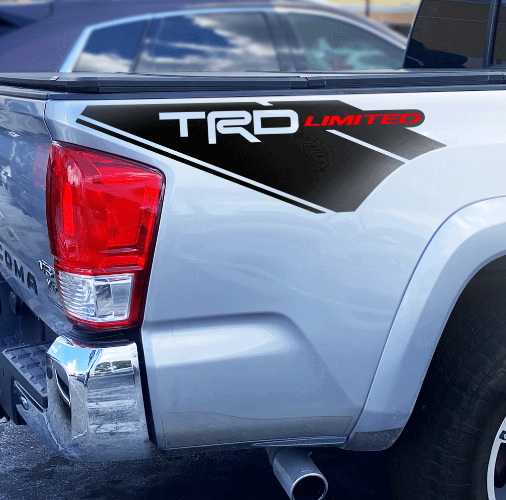 TRD Limited Decals Tacoma 2013 - 2021 Truck Toyota Bedside Graphic Vinyl Sticker 2