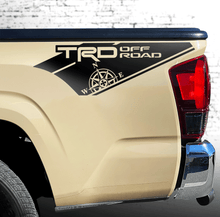 Load image into Gallery viewer, TRD Off Road Compass Decals Tacoma 2013-2021 Truck Toyota Bedside Graphic Vinyl Sticker 2P
