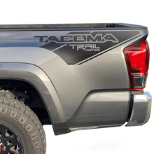 Load image into Gallery viewer, Tacoma Trail Edition Decals 2013-2021 Truck TRD Toyota Bedside Graphic Vinyl Sticker Pair
