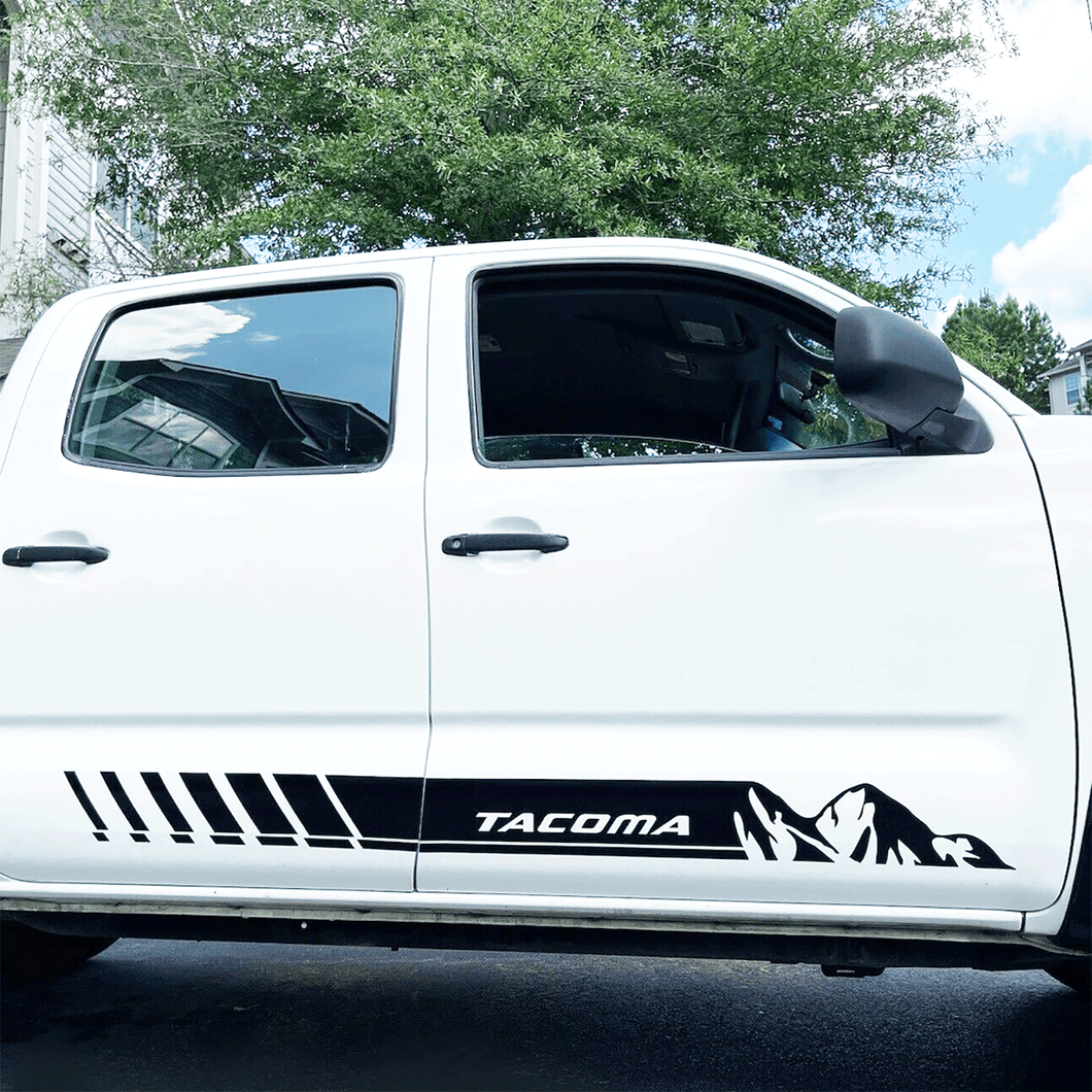 Tacoma Side Door fits TRD Toyota Truck Decal Sticker Graphics Off Road Sport Decals Vinyl Stripes Offroad