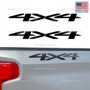 4x4 Decal Bedside Fits Silverado Chevy Chevrolet 2019 2020 2021 2022 2023 Truck Z71 RST LT LTZ Decals Stickers Vinyl c - DecalsLB Shop