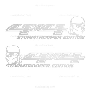 4X4 Decal Stormtrooper Fits Silverado 2014 2015 2016 2017 2018 Truck Chevy Chevrolet Z71 RST Lt LTZ Bedside Decals Stickers Vinyl 2Pc - DecalsLB Shop