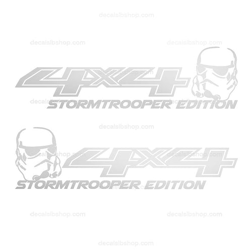 4X4 Decal Stormtrooper Fits Silverado 2014 2015 2016 2017 2018 Truck Chevy Chevrolet Z71 RST Lt LTZ Bedside Decals Stickers Vinyl 2Pcs - DecalsLB Shop