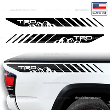 Load image into Gallery viewer, TRD Sport Mountain Tacoma Bedside Decals Toyota Truck Stickers Decal Graphic Vinyl 4u
