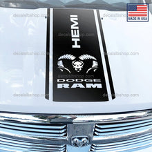 Load image into Gallery viewer, Dodge Hemi Ram Hood Decal 1500 2500 Rebel Mopar Truck Vinyl 1 Sticker - DecalsLB Shop
