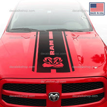 Load image into Gallery viewer, Dodge Ram Hood Decal 1500 2500 Hemi Rebel Truck Vinyl Sticker Graphic 1Pc - DecalsLB Shop
