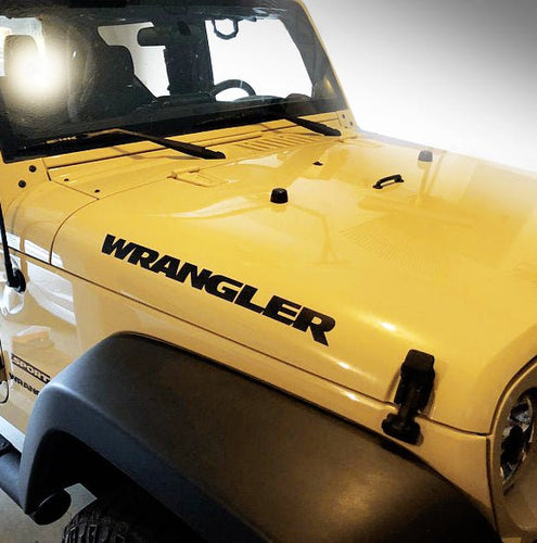 Jeep Wrangler hood decals stickers fender decal vinyl 2Pcs 3M Series 1080 - DecalsLB Shop