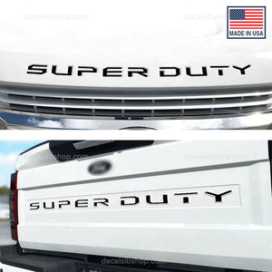 Set Letters Tailgate / Front Grille Decal Stickers Fits 2020 2022 Ford F250 F350 F450 Truck - DecalsLB Shop