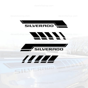 Silverado Bedside Stripes Decals Chevrolet Chevy Truck RST Graphic Stickers Vinyl 4Pc - DecalsLB Shop