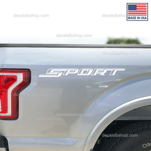 Sport Decals Ford F150 F250 F350 Super Duty Bedsides Truck Stickers Decal Vinyl Graphic 2Pc - DecalsLB Shop