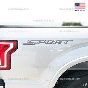 Sport Decals Ford F150 F250 F350 Super Duty Bedsides Truck Stickers Decal Vinyl Graphic 2Pc - DecalsLB Shop