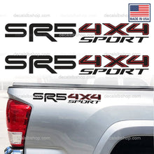 Load image into Gallery viewer, SR5 4x4 Sport Decals Toyota Tacoma Tundra Truck Stickers Decal Graphic Vinyl Sticker 2Pcs - DecalsLB Shop
