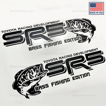 Load image into Gallery viewer, SR5 Bass Fishing Edition Sticker Decal Toyota Tacoma Tundra Truck 4x4 Sport off road Decals Vinyl Stickers Graphic - DecalsLB Shop
