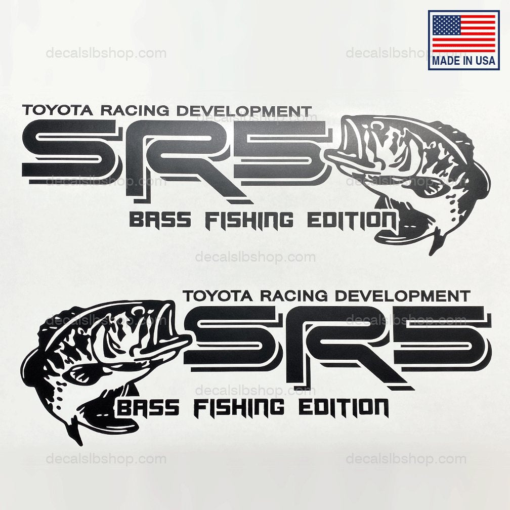 SR5 Bass Fishing Edition Sticker Decal Toyota Tacoma Tundra Truck