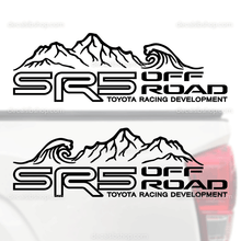 Load image into Gallery viewer, SR5 Off Road Decal Mountain Wave Fit Toyota Tacoma Tundra Truck Stickers Vinyl 2P outline - DecalsLB Shop
