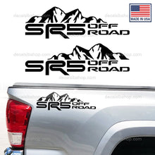 Load image into Gallery viewer, SR5 Off Road Decal Truck Mountain Stickers Decals Toyota Tacoma Tundra 4x4 Decals Vinyl Sticker Graphic 2Pcs - DecalsLB Shop
