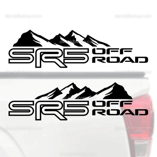SR5 Off Road Decals Mountain Fit Toyota Tacoma Tundra Truck Stickers Vinyl lineTRD 2 - DecalsLB Shop