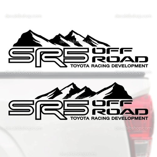 SR5 Off Road Decals Mountain Fit Toyota Tacoma Tundra Truck Stickers Vinyl lineTRD f - DecalsLB Shop