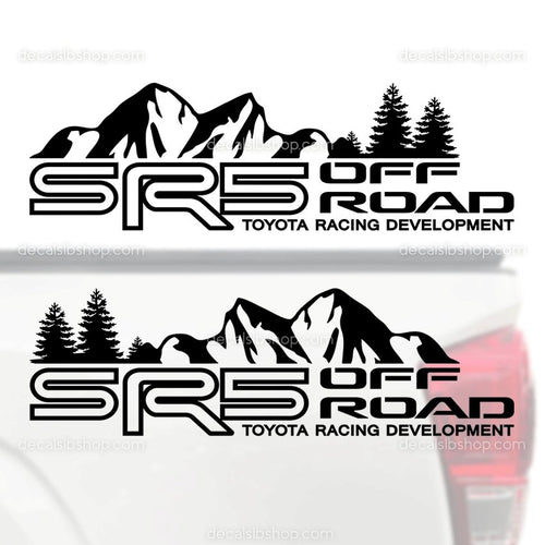 SR5 Off Road Decals Mountain Fit Toyota Tacoma Tundra Truck Stickers Vinyl lineTRD n - DecalsLB Shop