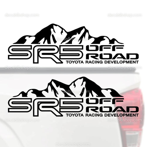 SR5 Off Road Decals Mountain Fit Toyota Tacoma Tundra Truck Stickers Vinyl lineTRD s - DecalsLB Shop