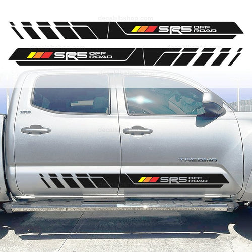 SR5 Off Road Side Door Decals for Toyota Tacoma Tundra Truck Decal Stickers a - DecalsLB Shop
