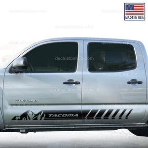 Tacoma Side Door fits TRD Toyota Truck Decal Sticker Graphics Off Road Sport 2 Decals Vinyl Stripes Offroad - DecalsLB Shop