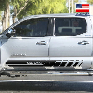 Tacoma Side Door fits TRD Toyota Truck Decal Sticker Graphics Off Road Sport Decals Vinyl Stripes Offroad X2 - DecalsLB Shop