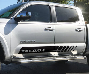 Tacoma TRD Toyota TRD Pro 4x4 Off Road Sport Truck Graphic Decals Stickers Vinyl Cut Side Stripe 2 - DecalsLB Shop