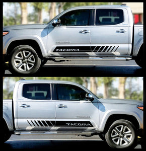 Tacoma TRD Toyota TRD Pro 4x4 Off Road Sport Truck Graphic Decals Stickers Vinyl Cut Side Stripe d - DecalsLB Shop