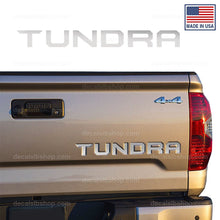 Load image into Gallery viewer, Tailgate Insert Letters Tundra 2014 2015 2016 2017 2018 2019 2020 3M Vinyl Cut Decals Stickers Set - DecalsLB Shop
