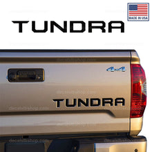 Load image into Gallery viewer, Tailgate Insert Letters Tundra 2014 2015 2016 2017 2018 2019 2020 3M Vinyl Cut Decals Stickers Set - DecalsLB Shop
