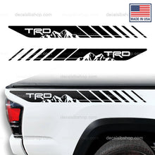 Load image into Gallery viewer, TRD Bedside Decals Sport Off Road Mountain Tacoma Toyota Truck Stickers Decal Graphic Vinyl 4Pcs - DecalsLB Shop
