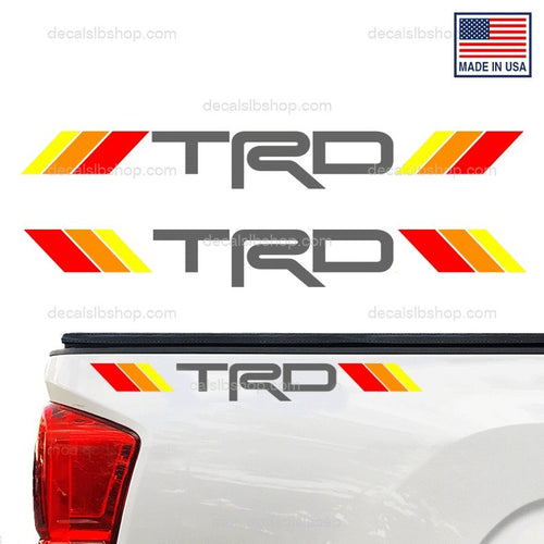 TRD Decals Stickers Vinyl Fits Toyota Tacoma Truck Graphic Off Road Sport 2Pcs - DecalsLB Shop