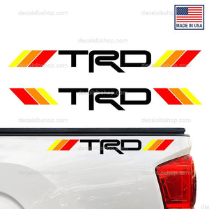 TRD Decals Stickers Vinyl Fits Toyota Tacoma Truck Graphic Off Road Sport 2Pcs - DecalsLB Shop