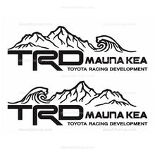 Load image into Gallery viewer, TRD Mauna Kea Mountain Wave Decals Fit Toyota Tacoma Tundra Truck Stickers Off Road Sport Vinyl 2Pcs - DecalsLB Shop
