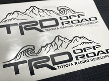 Load image into Gallery viewer, TRD Off Road Mountain Wave Stickers Decals Toyota Tacoma Tundra Truck 1a - DecalsLB Shop
