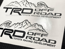 Load image into Gallery viewer, TRD Off Road Mountain Wave Stickers Decals Toyota Tacoma Tundra Truck 1a - DecalsLB Shop
