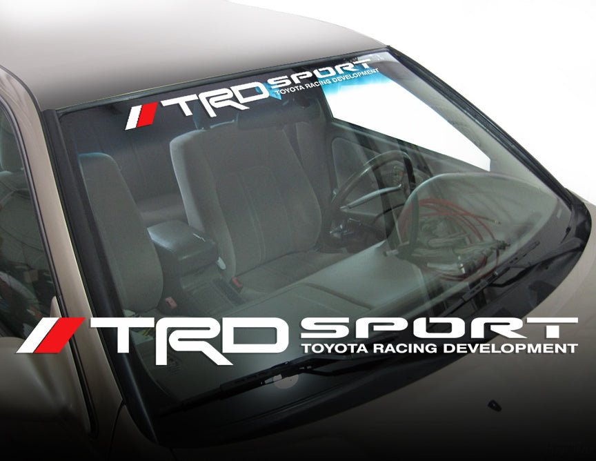 TRD Sport Windshield Sticker Decal Vinyl Fits Toyota Tacoma Tundra Car Truck 1P - DecalsLB Shop