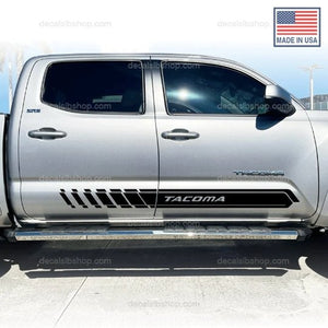 TRD Tacoma Decals Stripes Off Road Sport Sidedoor Fits Toyota Truck Decal Stickers vinyl Ib - DecalsLB Shop