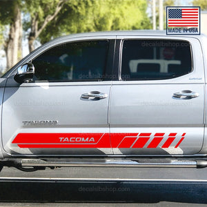 X2 Tacoma Side Door fits TRD Toyota Truck Decal Sticker Graphics Off Road Sport Decals Vinyl Stripes Offroad 2s - DecalsLB Shop