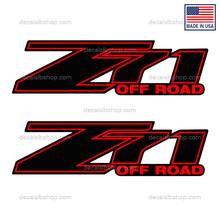 Load image into Gallery viewer, Z71 Off Road Decals Fits Chevy Sierra Silverado Chevrolet Truck Stickers Decal X2 - DecalsLB Shop
