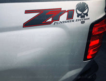 Load image into Gallery viewer, Z71 Punisher Silverado Chevrolet Chevy Truck Vinyl Decals Stickers Graphic 4X4 Off Road Skull Set - DecalsLB Shop
