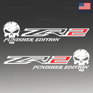 ZR2 Bedside Decals 2017 2018 2019 2020 Chevy Colorado ZR2 Bed Side Decals Stickers Graphic Vinyl Set - DecalsLB Shop